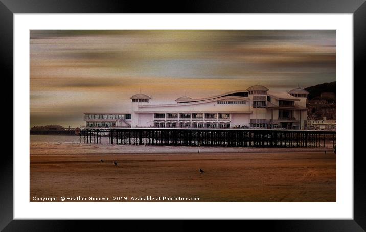 The Grand Pier Framed Mounted Print by Heather Goodwin