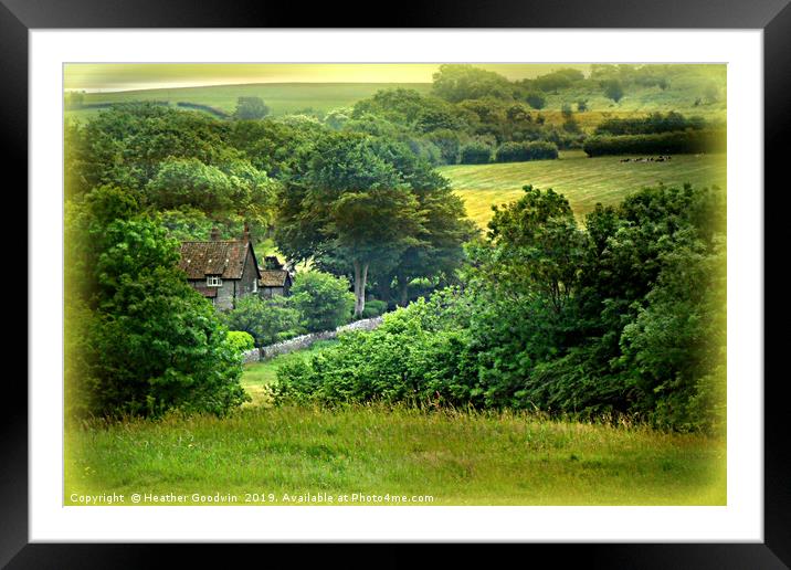 The Hamlet Framed Mounted Print by Heather Goodwin