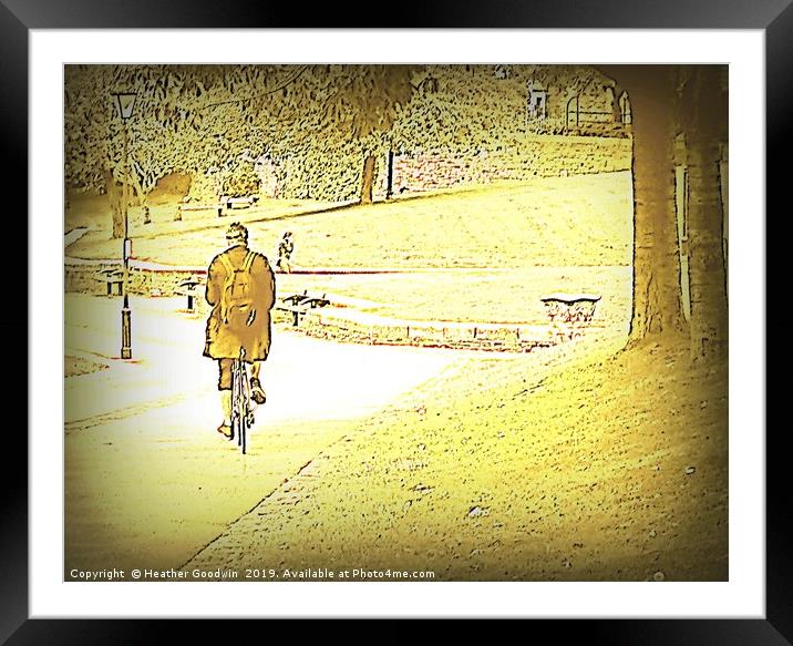 The Ride in the Park Framed Mounted Print by Heather Goodwin
