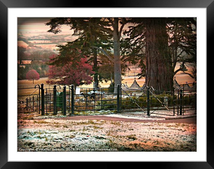 Ashton Court Park Framed Mounted Print by Heather Goodwin