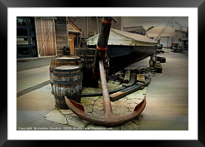 Ships Paraphernalia Framed Mounted Print by Heather Goodwin