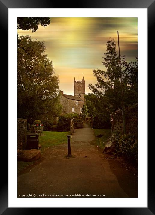 Puxton Church  Framed Mounted Print by Heather Goodwin