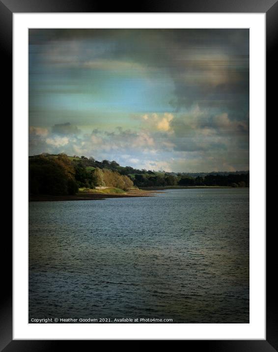 Lake View Framed Mounted Print by Heather Goodwin