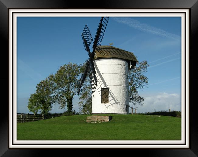 Ashton Windmill, Chapel Allerton. Framed Print by Heather Goodwin