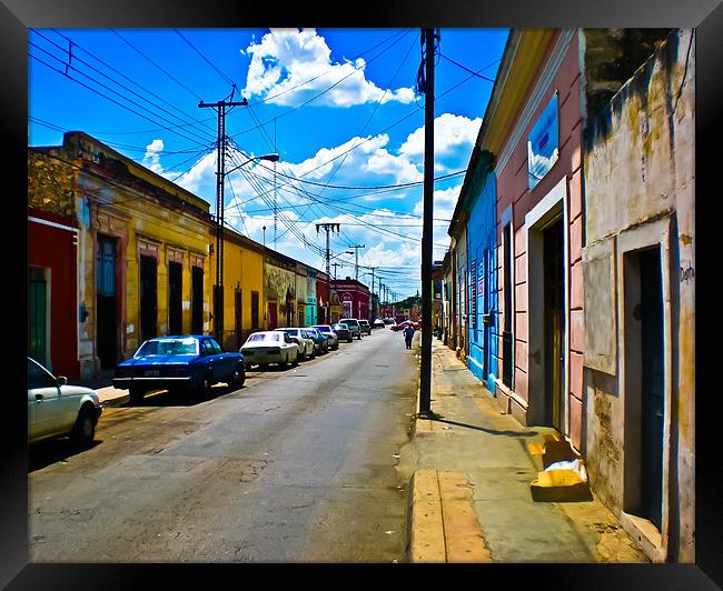 Streets of Oaxaca Framed Print by Jonathan Callaghan