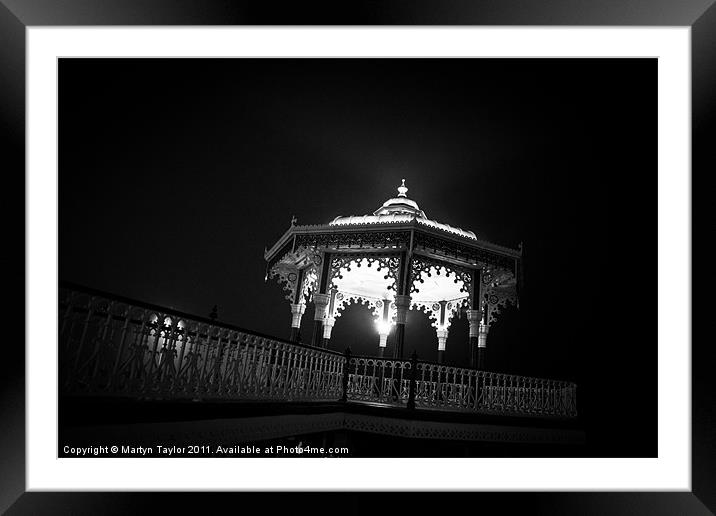 Brighton Bandstand Framed Mounted Print by Martyn Taylor