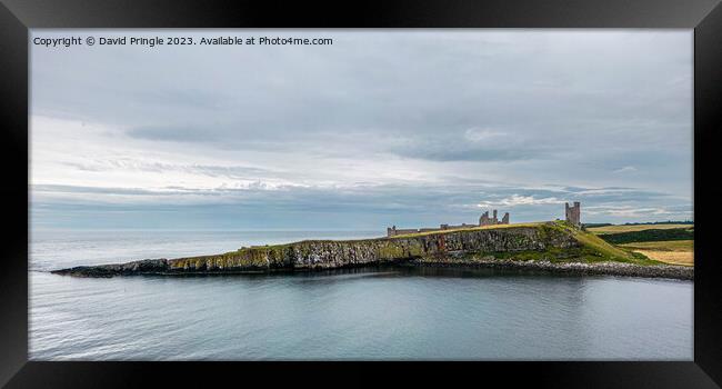 Dunstanburgh Castle Framed Print by David Pringle