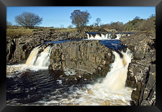 Low Force Waterfalls Framed Print by David Pringle