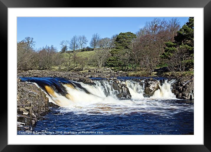 Low Force Waterfalls Framed Mounted Print by David Pringle