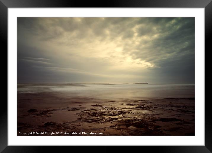 Northumberland Coast II Framed Mounted Print by David Pringle