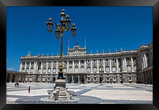 Palacio Real II Framed Print by David Pringle
