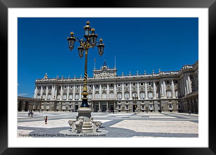 Palacio Real II Framed Mounted Print by David Pringle