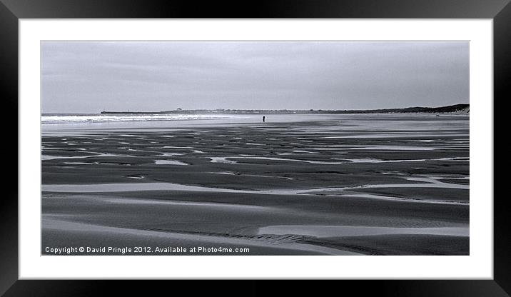 Warkworth Beach Framed Mounted Print by David Pringle