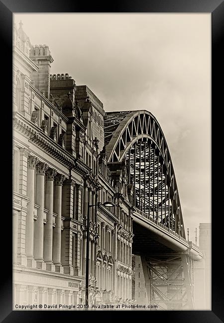 Tyne Bridge Framed Print by David Pringle