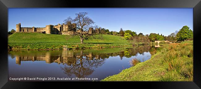 Alnwick Castle Framed Print by David Pringle