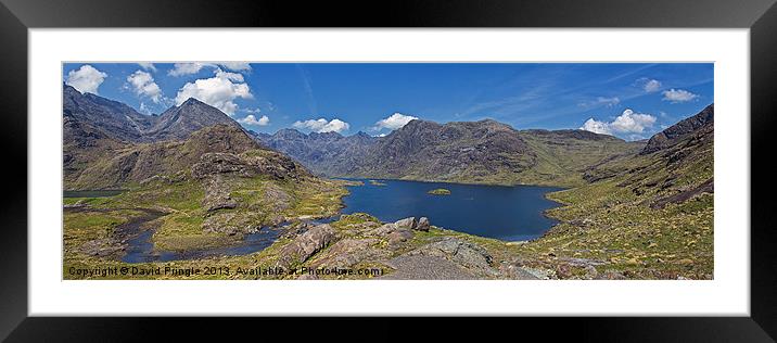 Loch Coruisk Framed Mounted Print by David Pringle