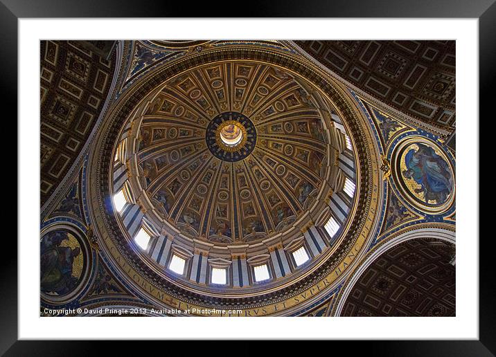 St. Peters Dome Framed Mounted Print by David Pringle