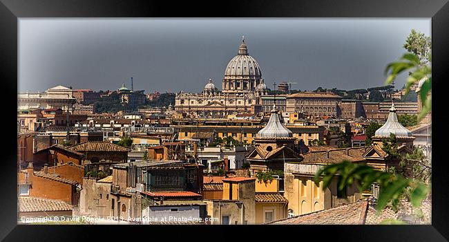 St Peters Basilica Framed Print by David Pringle