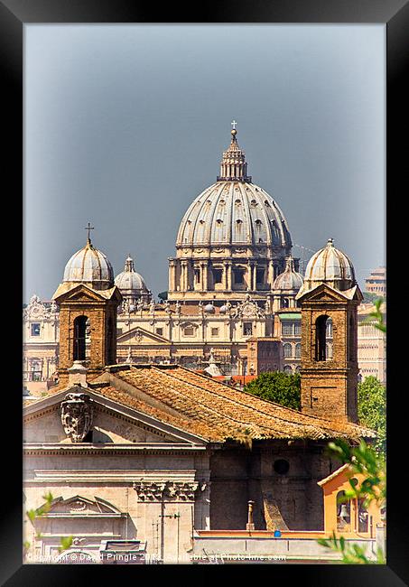 St Peters Basilica Framed Print by David Pringle