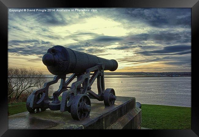 Cannon Framed Print by David Pringle