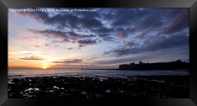 Tynemouth Sunrise Framed Print by David Pringle