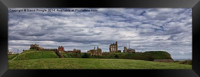 Tynemouth Castle and Priory Framed Print by David Pringle