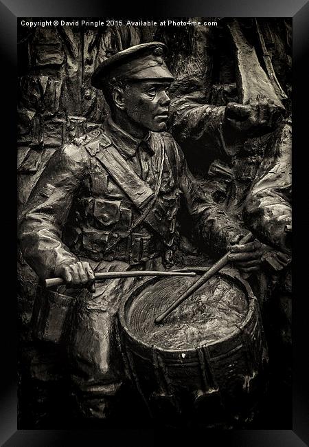 Drummer Boy Framed Print by David Pringle