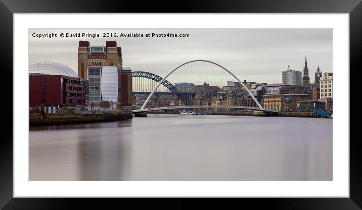River Tyne Framed Mounted Print by David Pringle