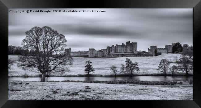Alnwick Castle Framed Print by David Pringle