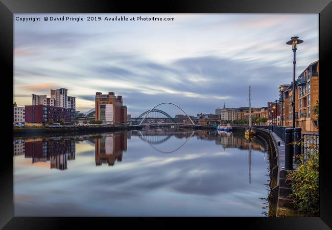 River Tyne Framed Print by David Pringle