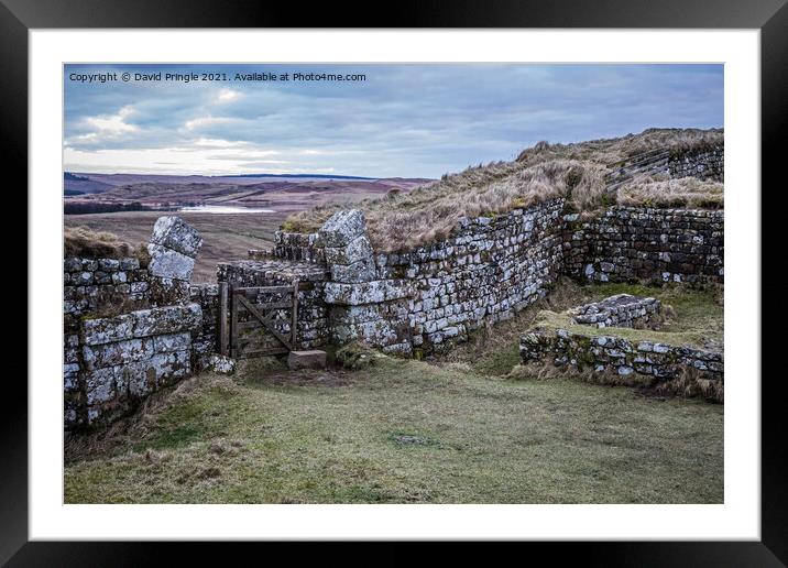 Milecastle 37 Framed Mounted Print by David Pringle