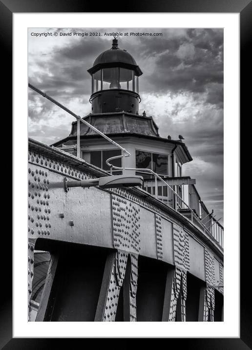 Swing Bridge Newcastle Framed Mounted Print by David Pringle