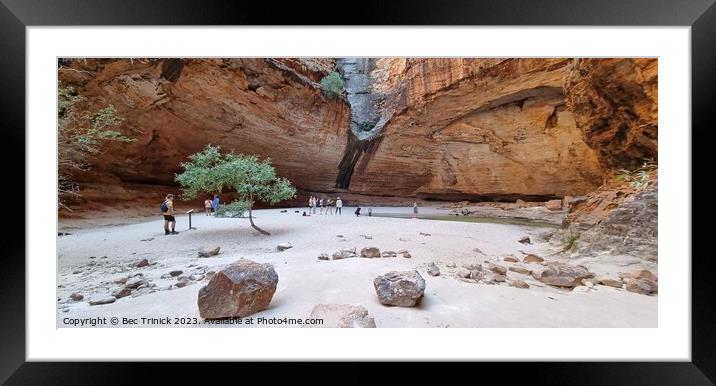 Cathedral Gorge, Purnululu Framed Mounted Print by Bec Trinick