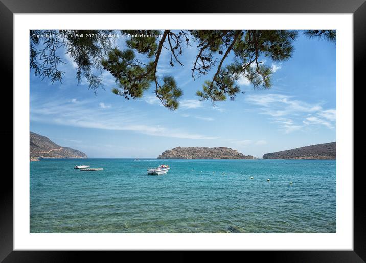 Spinalonga Island Crete Framed Mounted Print by Lynn Bolt