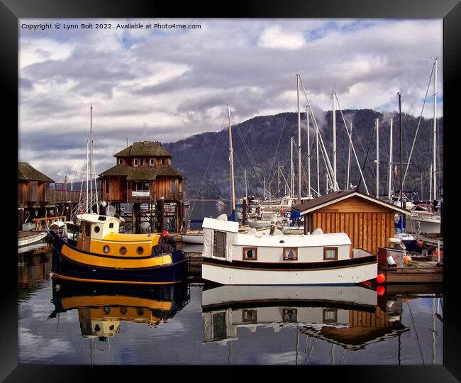 Cowichan Bay Vancouver Island Framed Print by Lynn Bolt