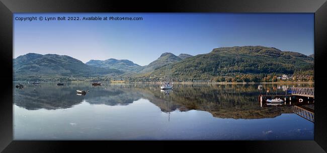 Lochgoilhead Panorama Framed Print by Lynn Bolt