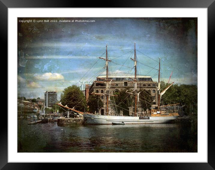 Tall Ship Kaskelot Framed Mounted Print by Lynn Bolt