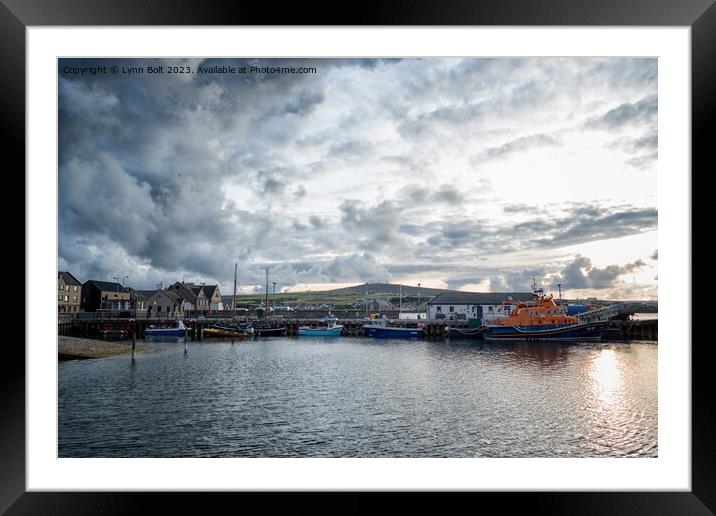 Kirkwall Lifeboat Orkney Framed Mounted Print by Lynn Bolt