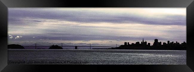 San Francisco Skyline Framed Print by Lynn Bolt