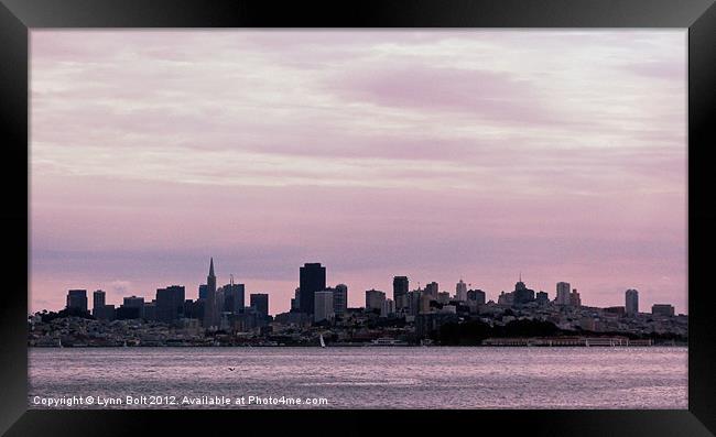 San Francisco Skyline Framed Print by Lynn Bolt