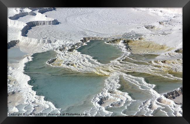 Pamukkale Turkey Framed Print by Lynn Bolt