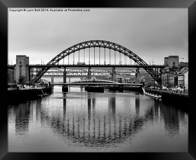 Tyne Bridge  Framed Print by Lynn Bolt