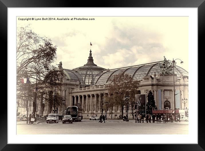 The Grand Palais Paris Framed Mounted Print by Lynn Bolt