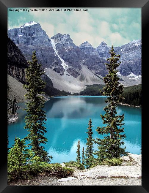  Moraine Lake Framed Print by Lynn Bolt