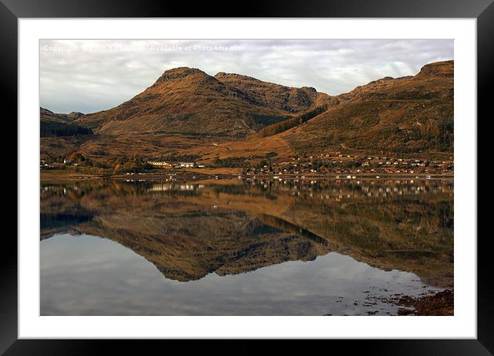 Autumn Colours and Reflections in Scotland Framed Mounted Print by Lynn Bolt