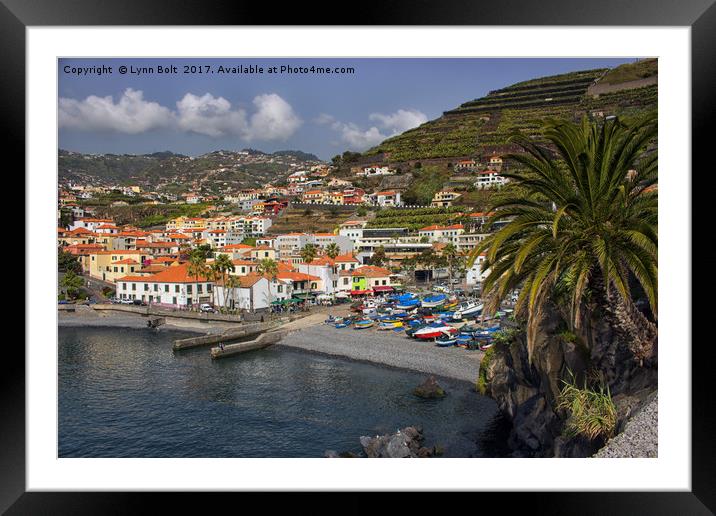 Camara de Lobos Madeira Framed Mounted Print by Lynn Bolt