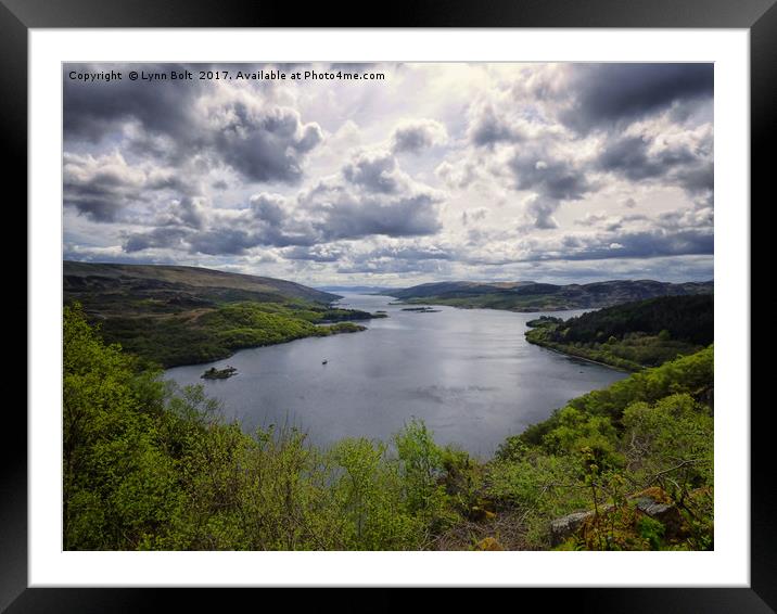 The Kyles of Bute Framed Mounted Print by Lynn Bolt