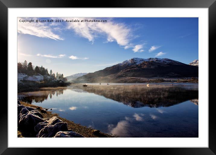 Lochgoilhead Argyll Framed Mounted Print by Lynn Bolt