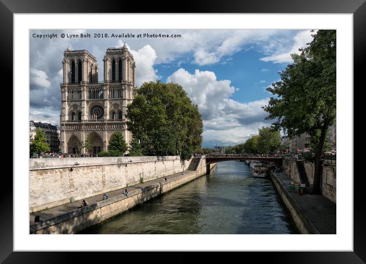 Notre Dame Cathedral Paris Framed Mounted Print by Lynn Bolt
