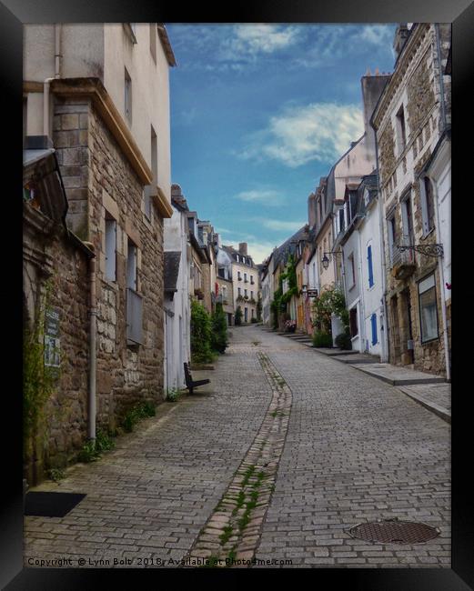The Path to Auray Brittany Framed Print by Lynn Bolt